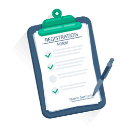 Direct registration in the required universities or school